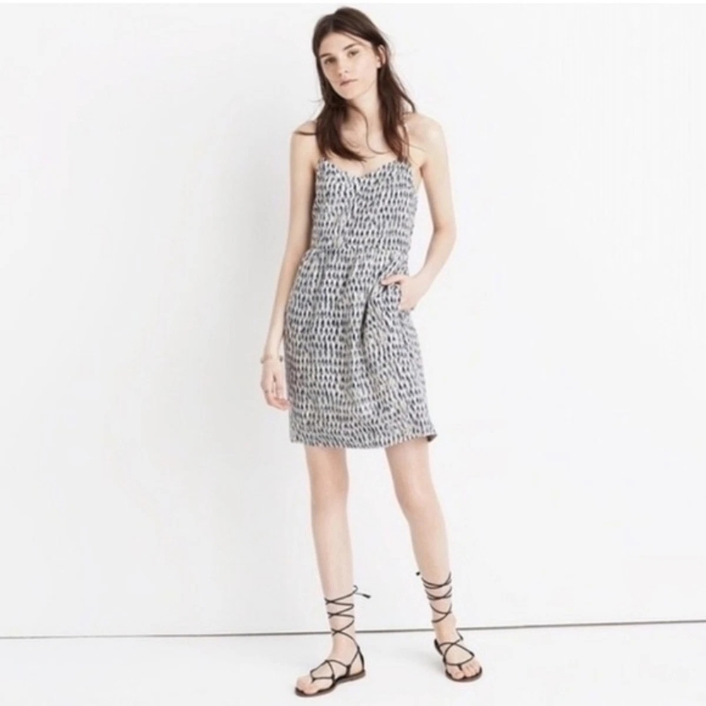 Madewell‎ Silk Sunlight Cami Dress 4